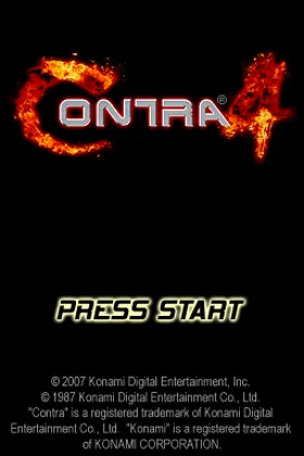 Contra 4 (USA) screen shot title